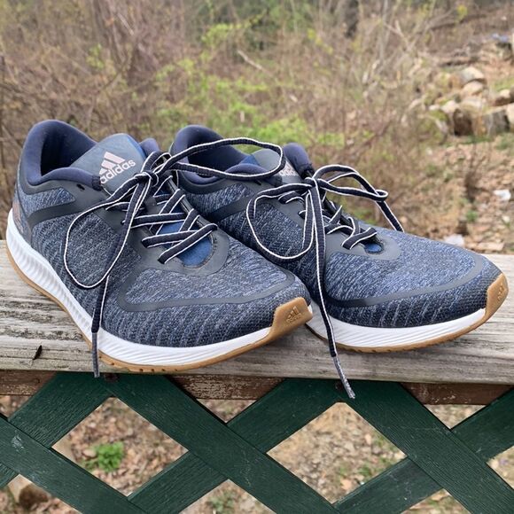 Adidas Womans Bounce Sneakers Sz 8 Navy - Picture 1 of 9